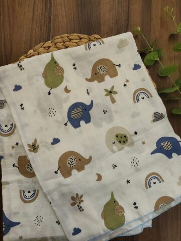 Akyüz Tekkat Müslin Battaniye