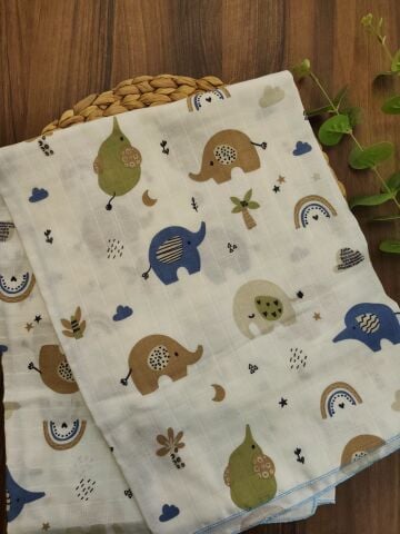 Akyüz Tekkat Müslin Battaniye