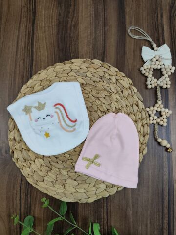 Babyim Yıldız Bsk Taçlı 4 Lü Kız Zıbın Takım