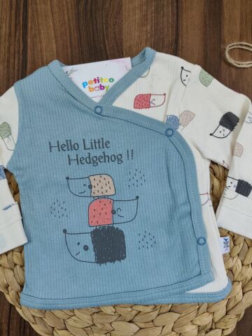 Nazar Bebe Kirpi Bakılı İnterlok Erkek Takım 0-3 ay