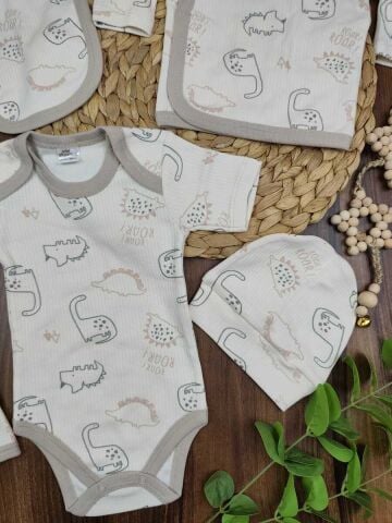 Okyanus Kirpi  Desenli Battaniyeli 7 Li Erkek Set