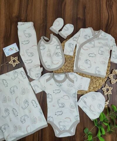 Okyanus Kirpi  Desenli Battaniyeli 7 Li Erkek Set