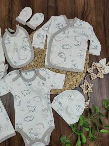 Okyanus Kirpi  Desenli Battaniyeli 7 Li Erkek Set