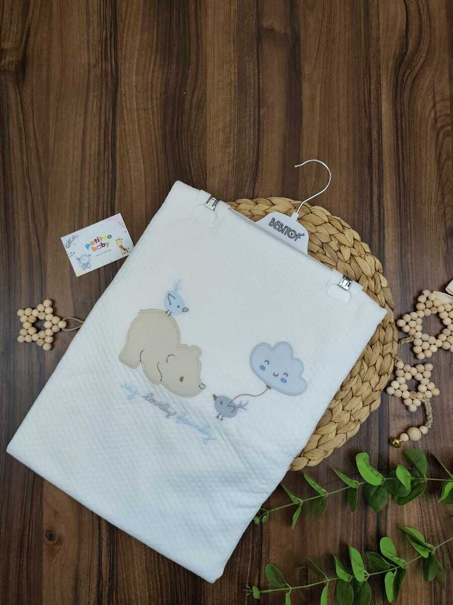 Bebitof Kutup Ayılı Kapitone Battaniye Erkek