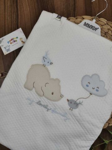 Bebitof Kutup Ayılı Kapitone Battaniye Erkek