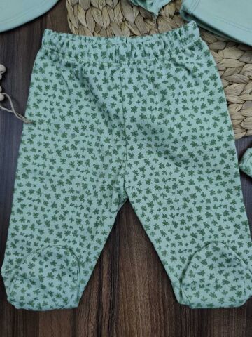 Bebitof Sepetli Ördek 5 Li Kız Yenidoğan Zıbın Set