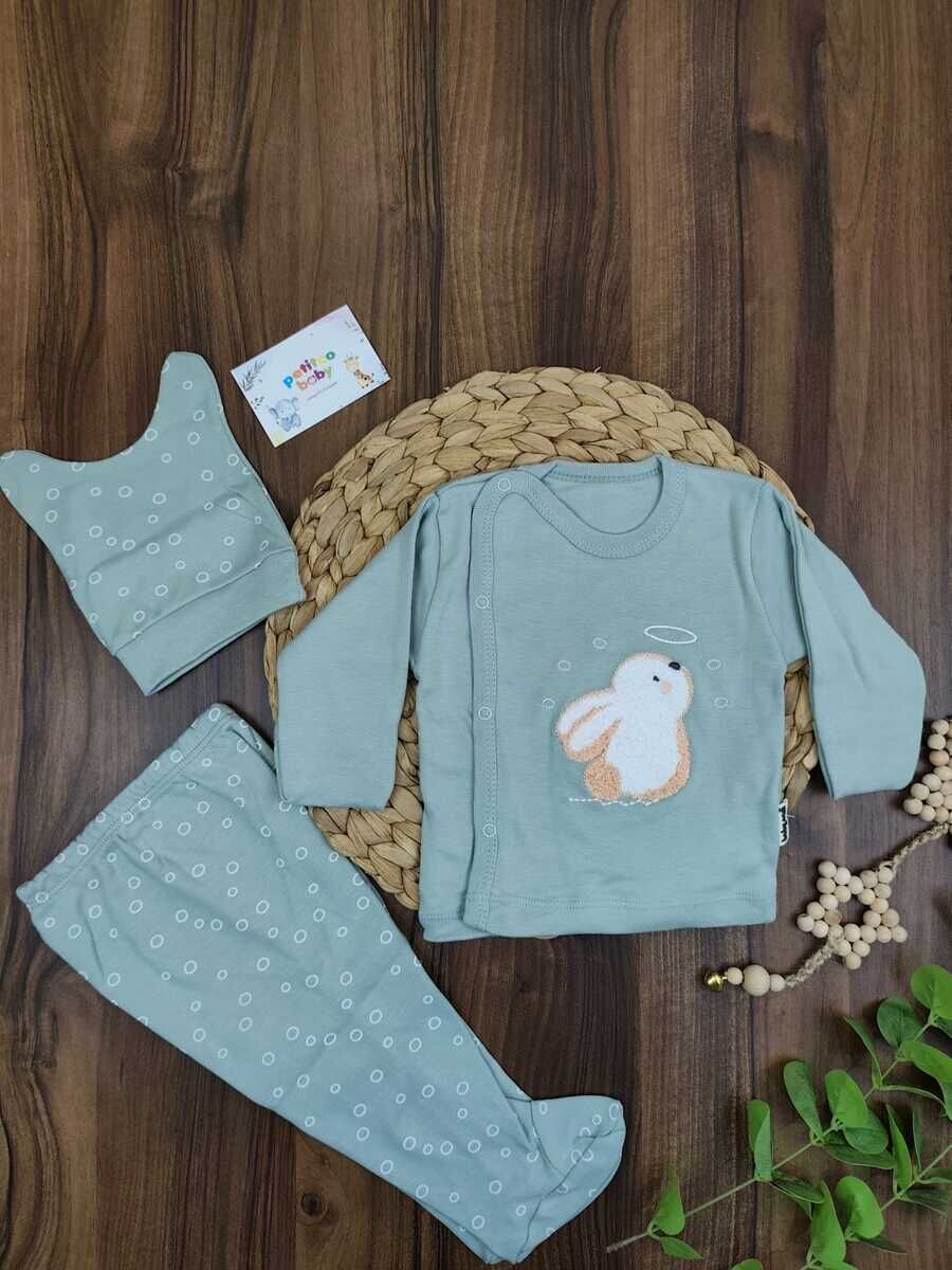 Babycan 3 LÜ  Bebek Zıbın Takım