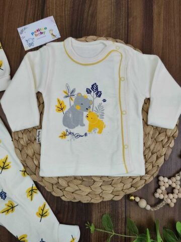 Babycan 3 Lü Bebek Zıbın Takım