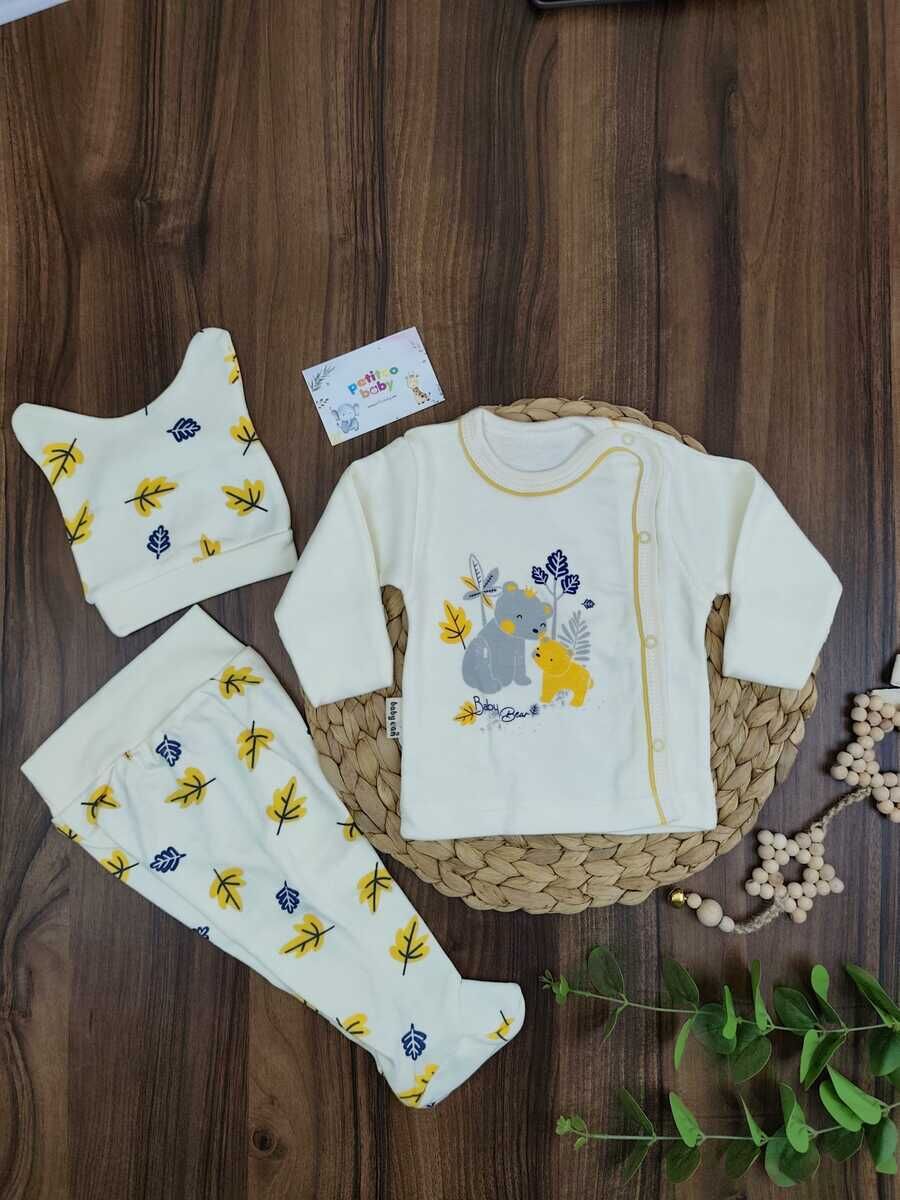 Babycan 3 Lü Bebek Zıbın Takım