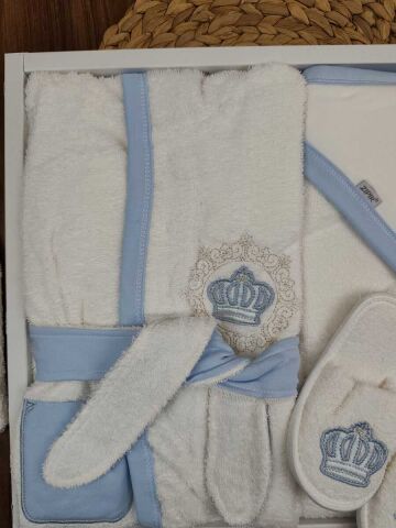 Zıpır Erkek Bornoz Set