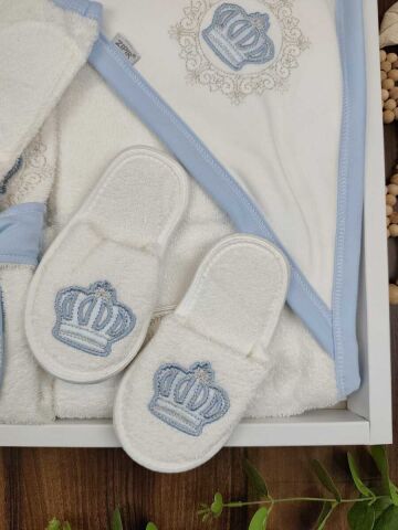 Zıpır Erkek Bornoz Set