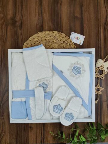 Zıpır Erkek Bornoz Set