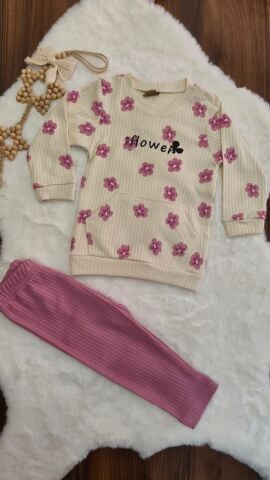Cluppolo Flower Yazılı  Kız Takım 1 Yaş