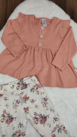 Nazar Düğmeli İnterlok Kız Takım 1 Yaş