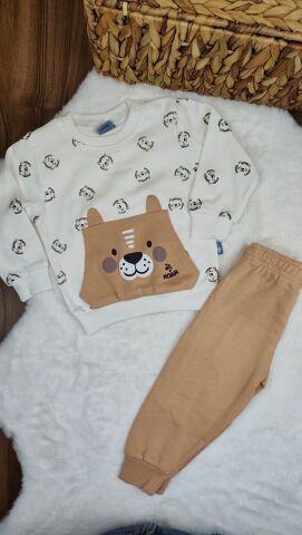 Nazar Roar Baskılı İnterlok Erkek Takım 2 Yaş