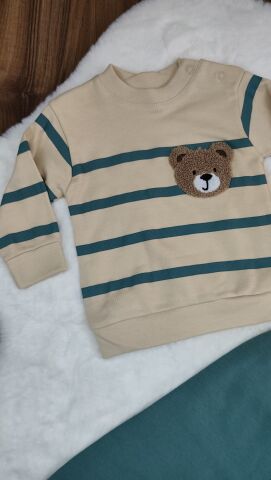 Minimundo Nakışlı Baskılı Erkek Yeşil Takım  1 Yaş